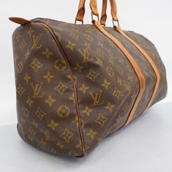 Louis Vuitton Boston Bag Monogram Keepall 45 M41428 Brown Men's Women's