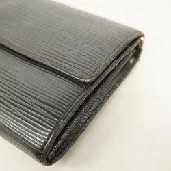 Louis Vuitton Long Wallet Epi Portefeuille Sarah M63742 Noir Ladies