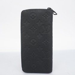 Louis Vuitton Long Wallet Monogram Empreinte Zippy Vertical M62902 Noir Men's