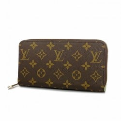 Louis Vuitton Long Wallet Monogram Zippy M83218 Brown Matcha Limited Edition Women's