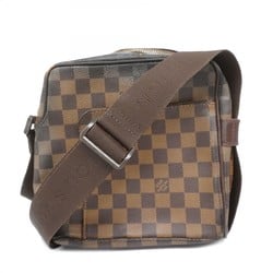 Louis Vuitton Shoulder Bag Damier Olaf PM N41442 Brown Women's