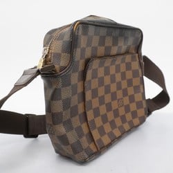 Louis Vuitton Shoulder Bag Damier Olaf PM N41442 Brown Women's