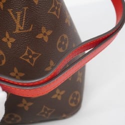 Louis Vuitton Shoulder Bag Monogram NeoNoe M44021 Brown Coquelicot Ladies