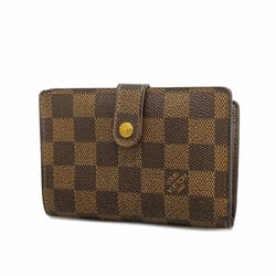 Louis Vuitton Wallet Damier Portefeuille Vienne N61674 Ebene Ladies