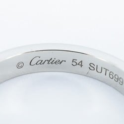 Cartier Ring Engraved Pt950 Platinum Size 14 Men's