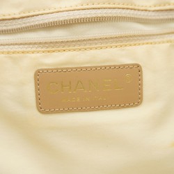 Chanel Tote Bag New Travel Nylon Beige Champagne Ladies