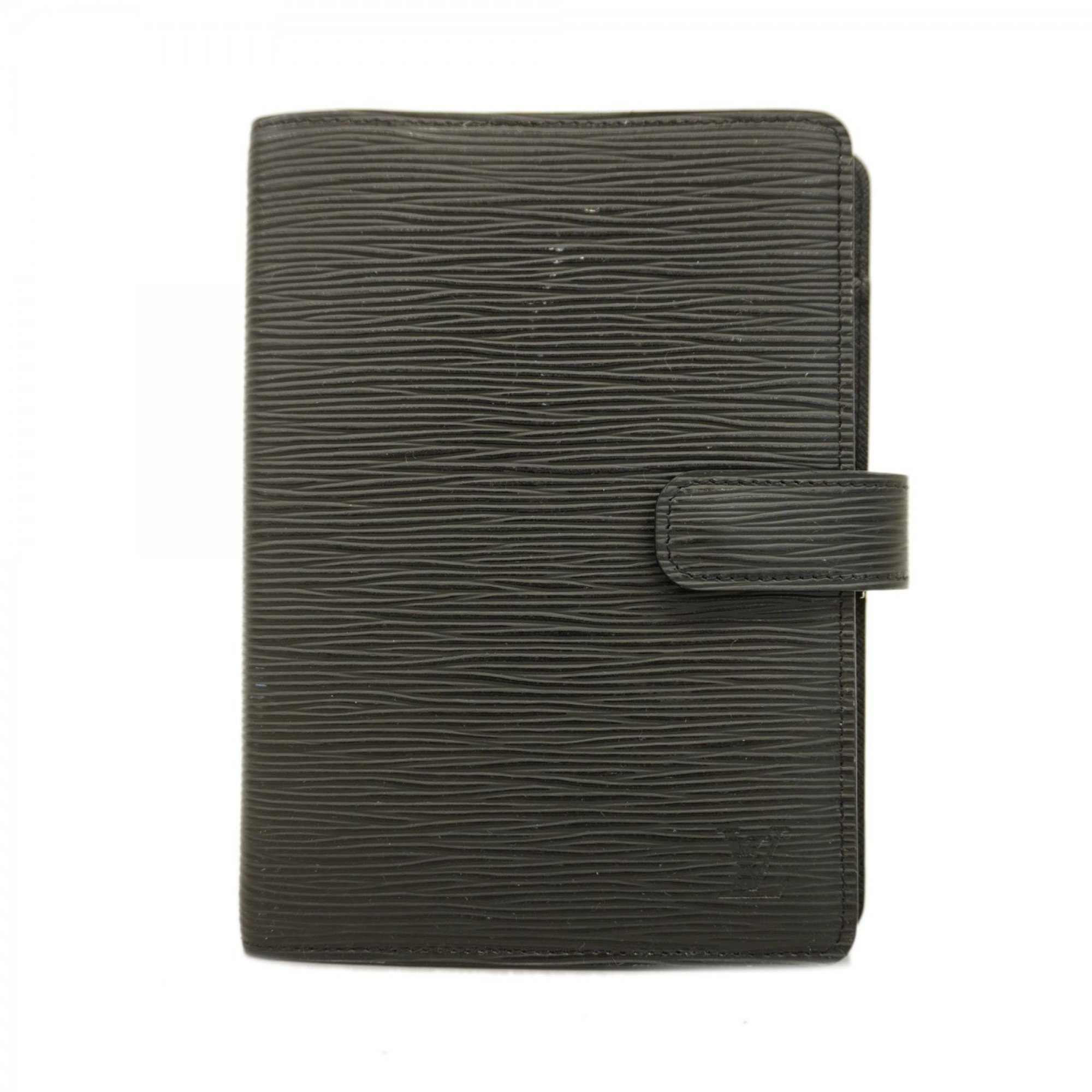 Louis Vuitton Notebook Cover Epi Agenda MM R20042 Noir Men's Women's