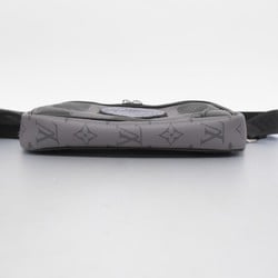 Louis Vuitton Body Bag Monogram Stripe Eclipse Modular Sling M59338 Gray Black Men's