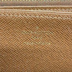 Louis Vuitton Long Wallet Monogram Zippy M42616 Brown Men's Women's