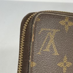 Louis Vuitton Long Wallet Monogram Zippy M42616 Brown Men's Women's