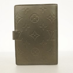 Louis Vuitton Notebook Cover Monogram Matte Agenda PM R20936 Grey Men's Women's