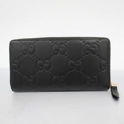 Gucci Long Wallet GG Leather 795176 Black Men's