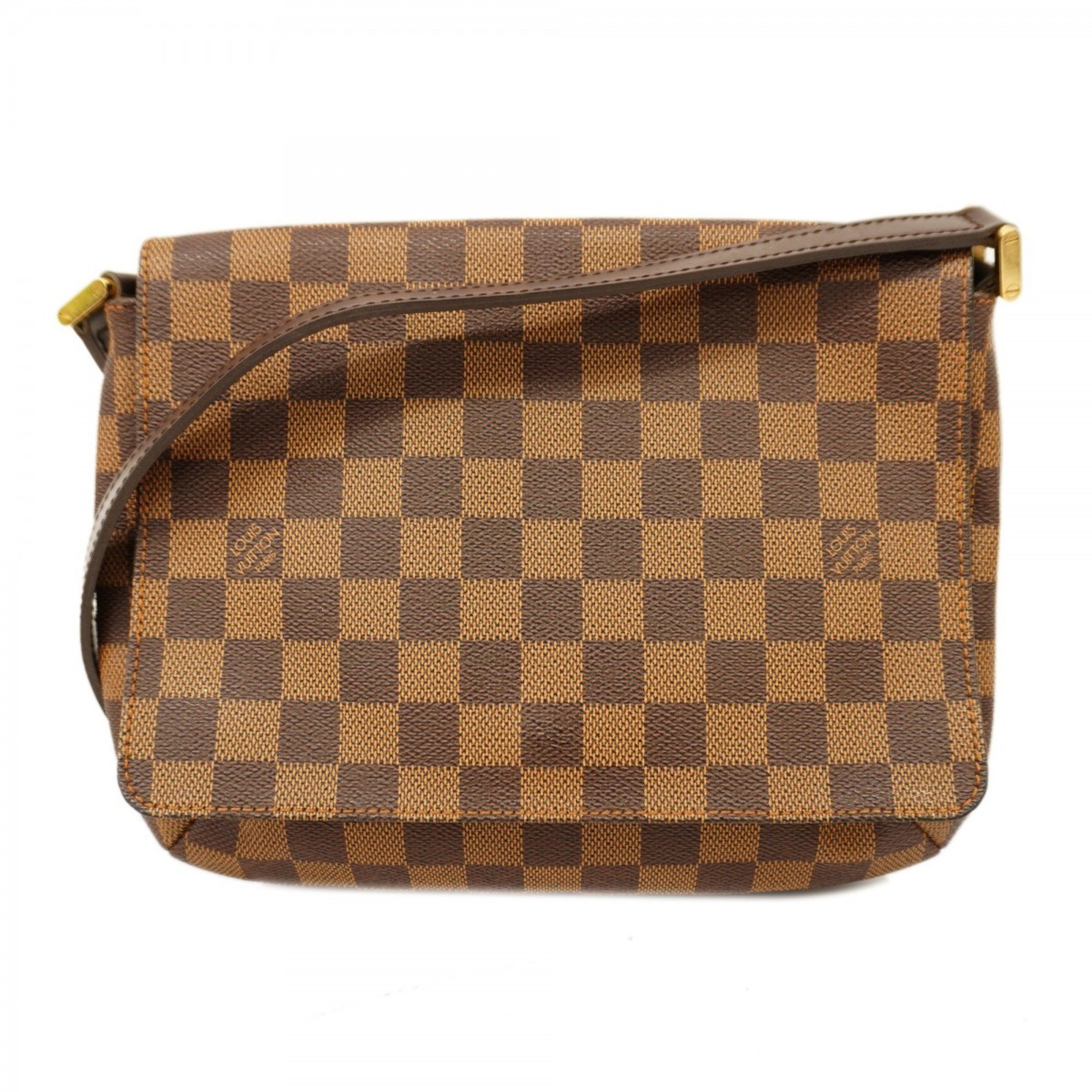 Louis Vuitton Shoulder Bag Damier Musette Tango Short Strap N51255 Brown Women's