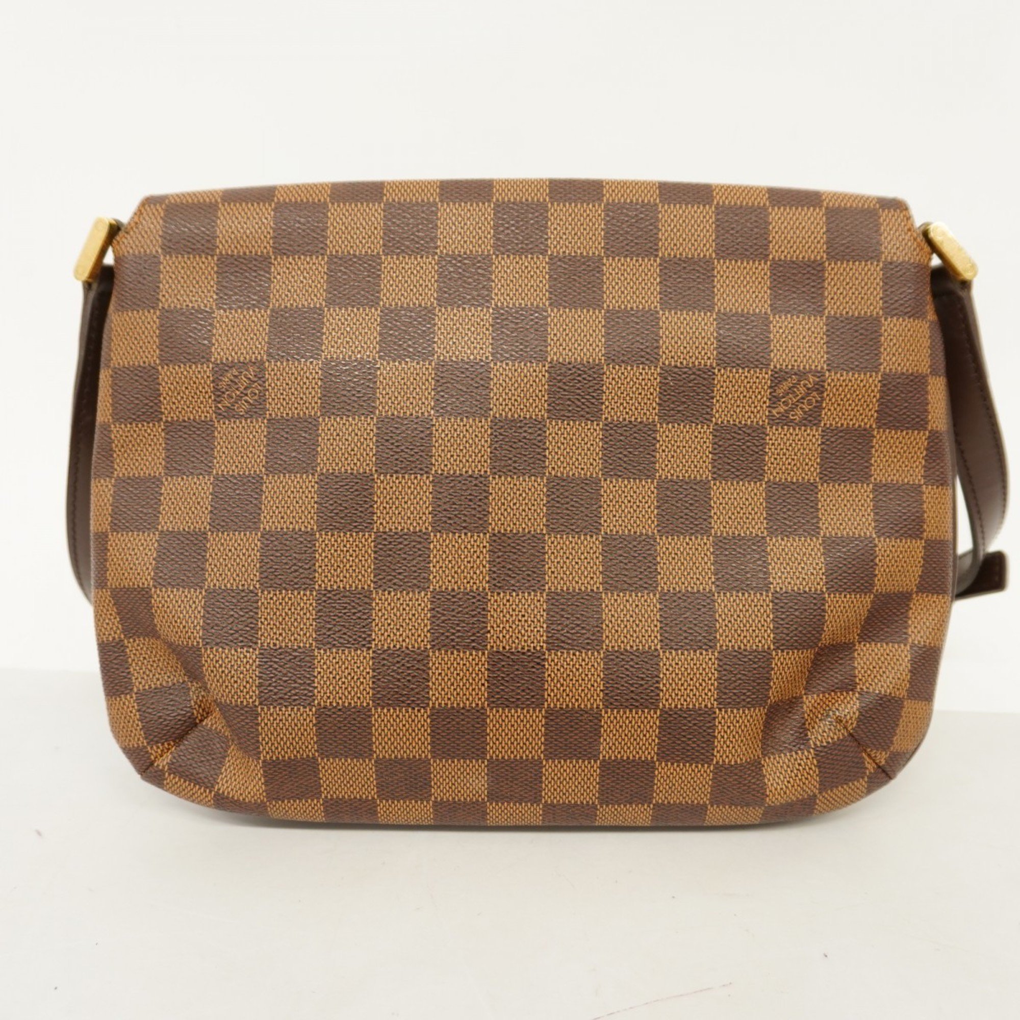 Louis Vuitton Shoulder Bag Damier Musette Tango Short Strap N51255 Brown Women's