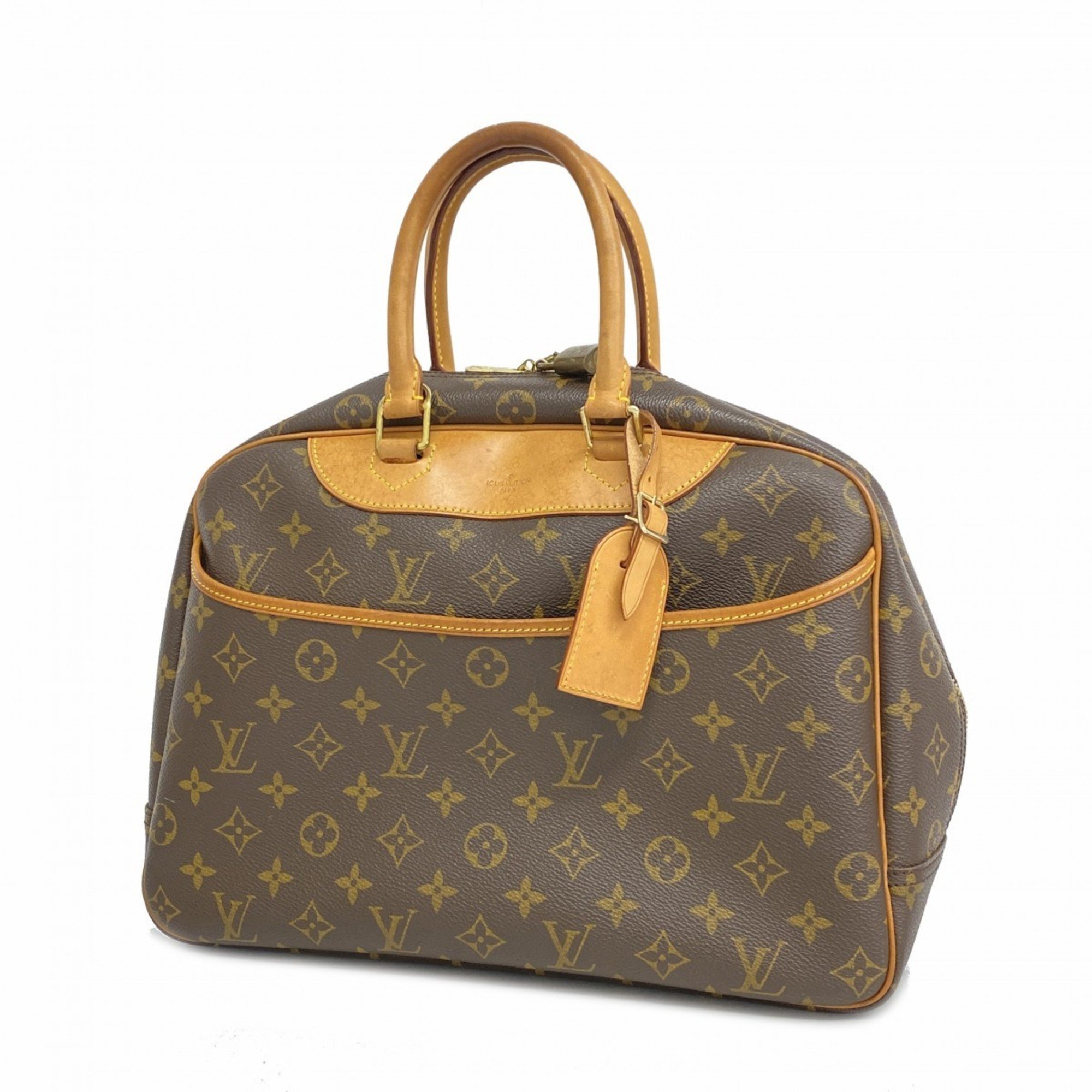 Louis Vuitton Handbag Monogram Deauville M47270 Brown Ladies