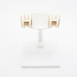 Hermes earrings Pop Ash GP plating white rose gold ladies