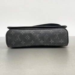 Louis Vuitton Shoulder Bag Monogram Eclipse District PMNV2 M45272 Black Grey Men's