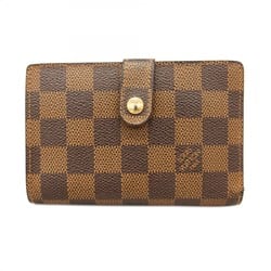 Louis Vuitton Wallet Damier Porte Monnaie Viennois N61664 Brown Women's