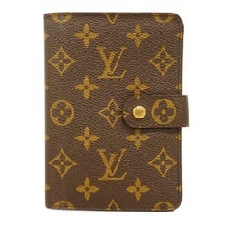 Louis Vuitton Wallet Monogram Porte Papier Zip M61207 Brown Women's