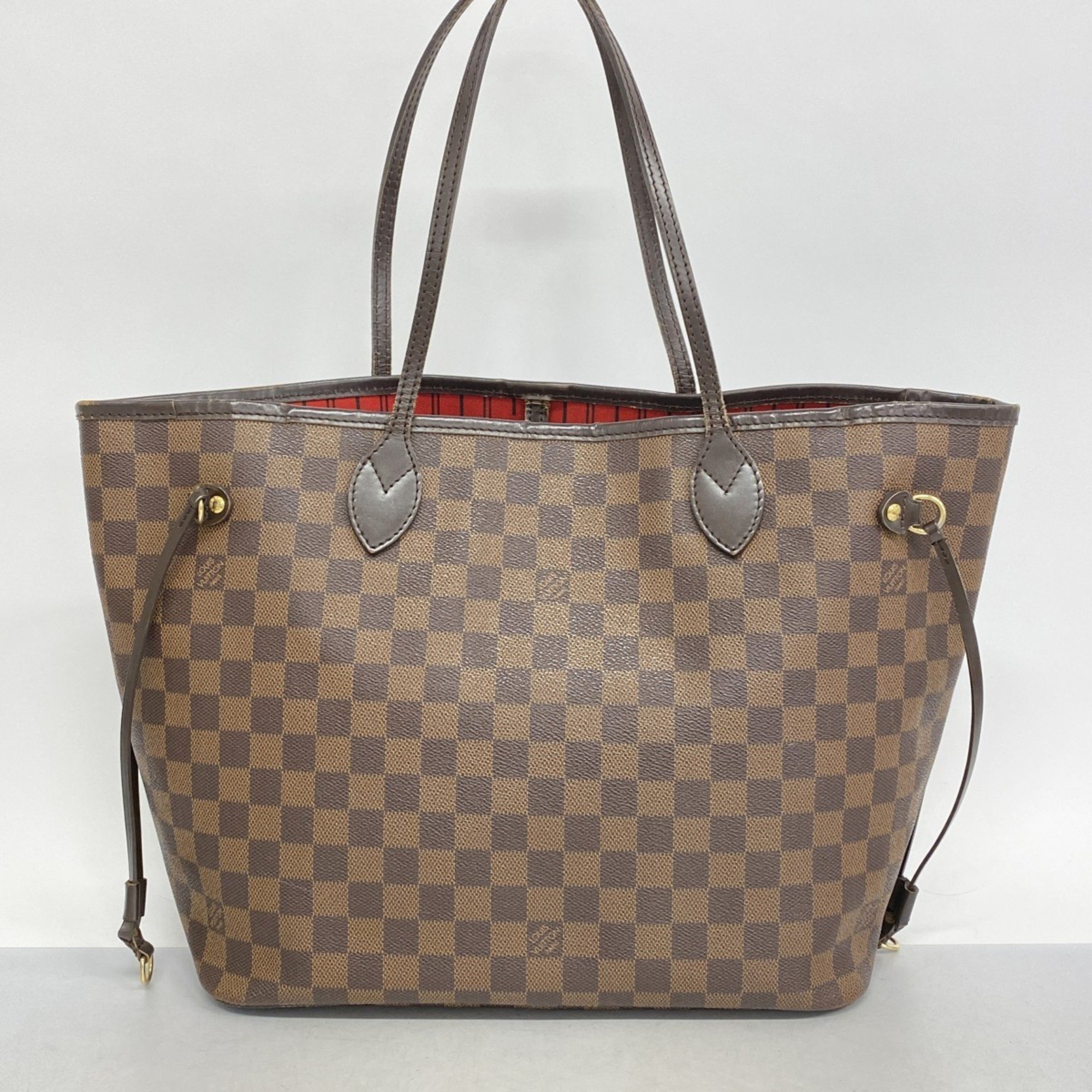 Louis Vuitton Tote Bag Damier Neverfull MM N51105 Ebene Women's