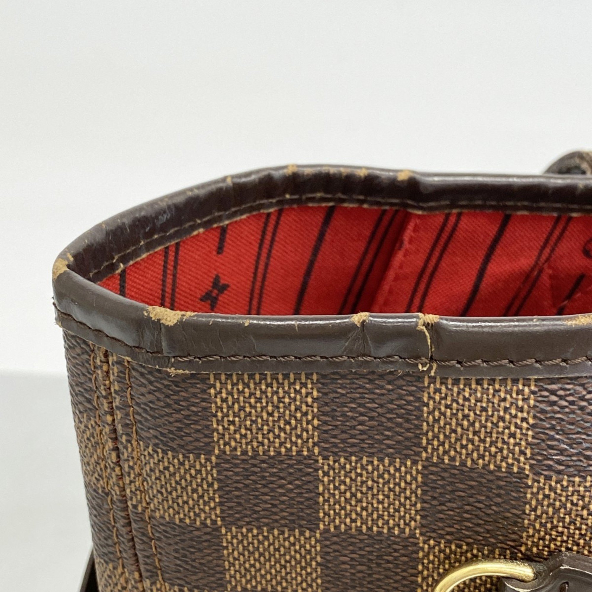 Louis Vuitton Tote Bag Damier Neverfull MM N51105 Ebene Women's