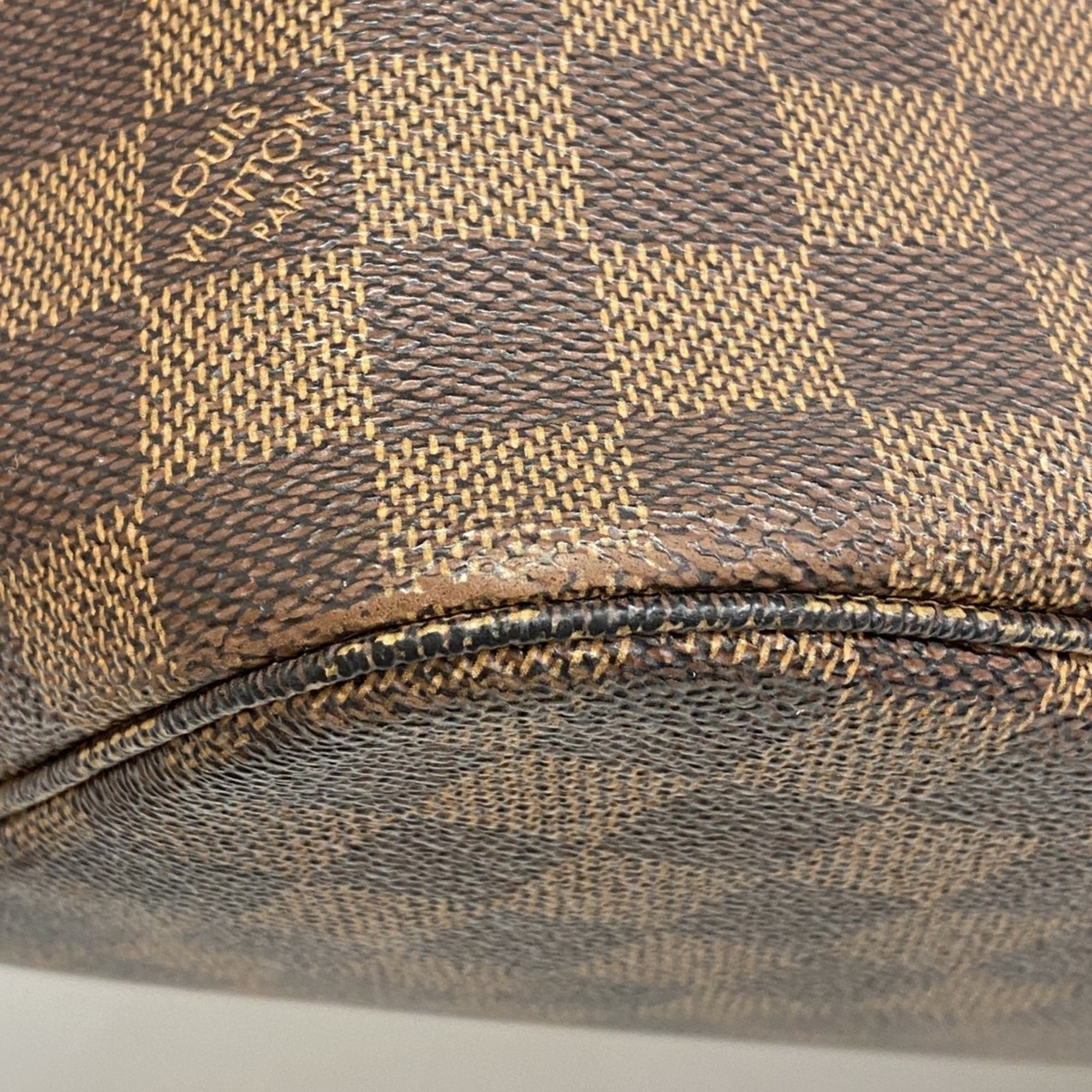 Louis Vuitton Tote Bag Damier Neverfull MM N51105 Ebene Women's