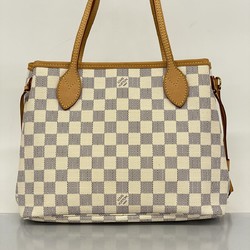 Louis Vuitton Tote Bag Damier Azur Neverfull PM N41362 White Women's