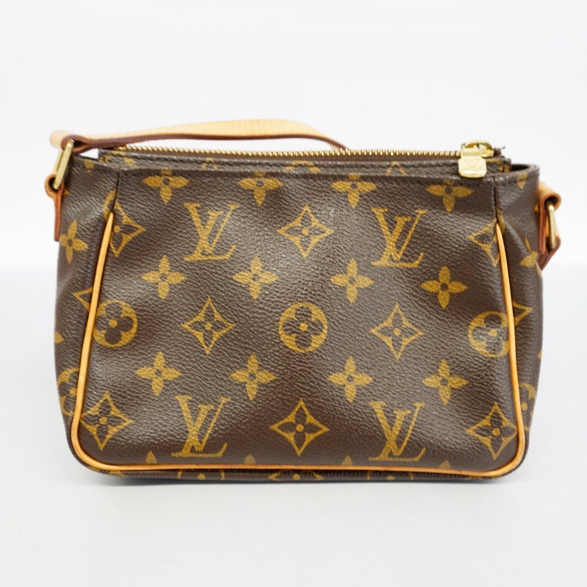 Louis Vuitton Shoulder Bag Monogram Vivacite PM M51165 Brown Women's