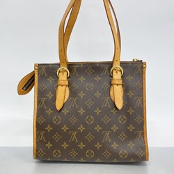 Louis Vuitton Tote Bag Monogram Popincourt M40007 Brown Ladies