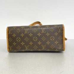 Louis Vuitton Tote Bag Monogram Popincourt M40007 Brown Ladies