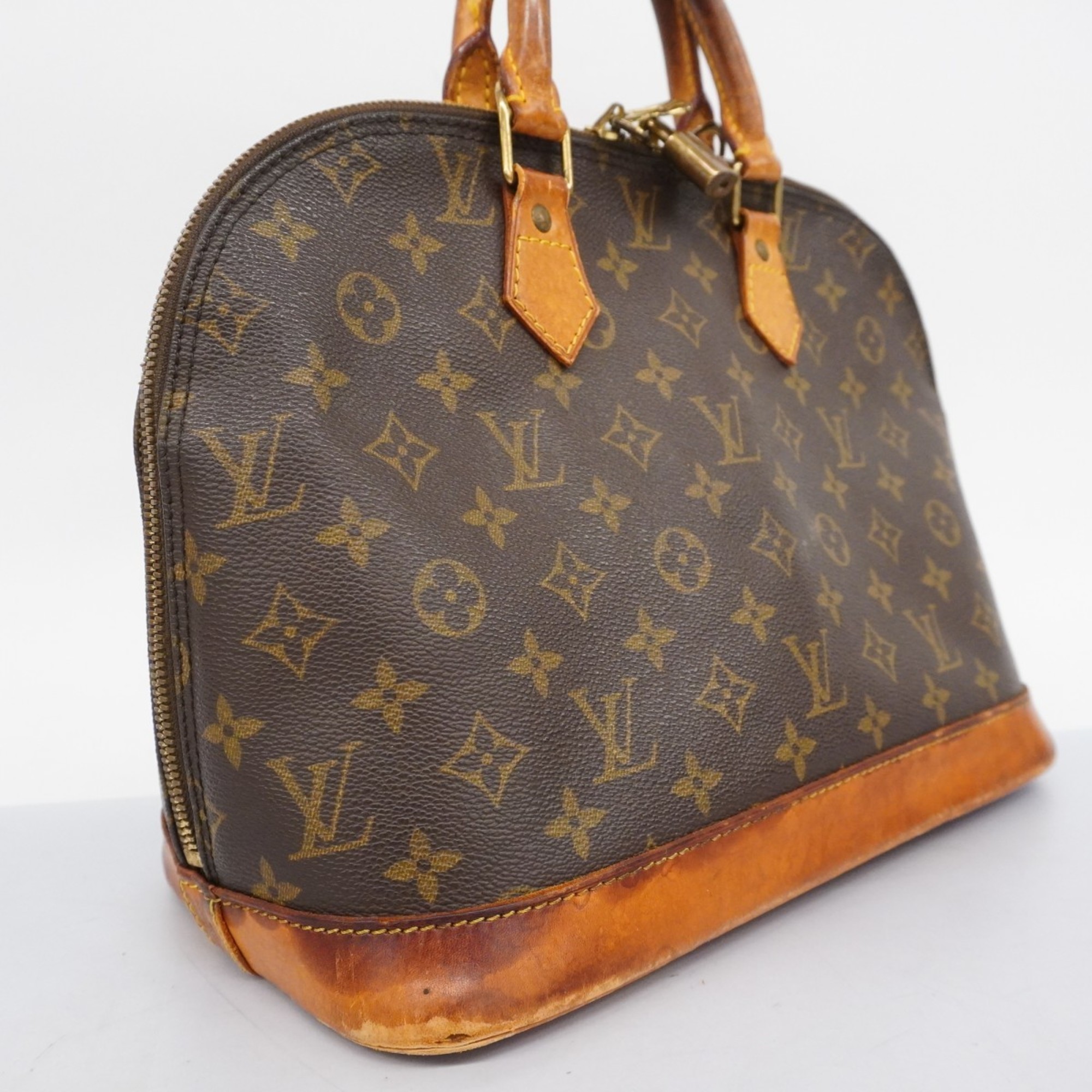 Louis Vuitton handbag Monogram Alma M51130 brown ladies