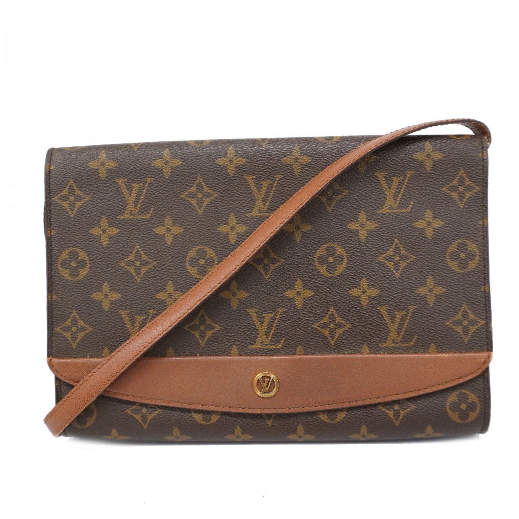 Louis Vuitton Shoulder Bag Monogram Bordeaux M51797 Brown Women's