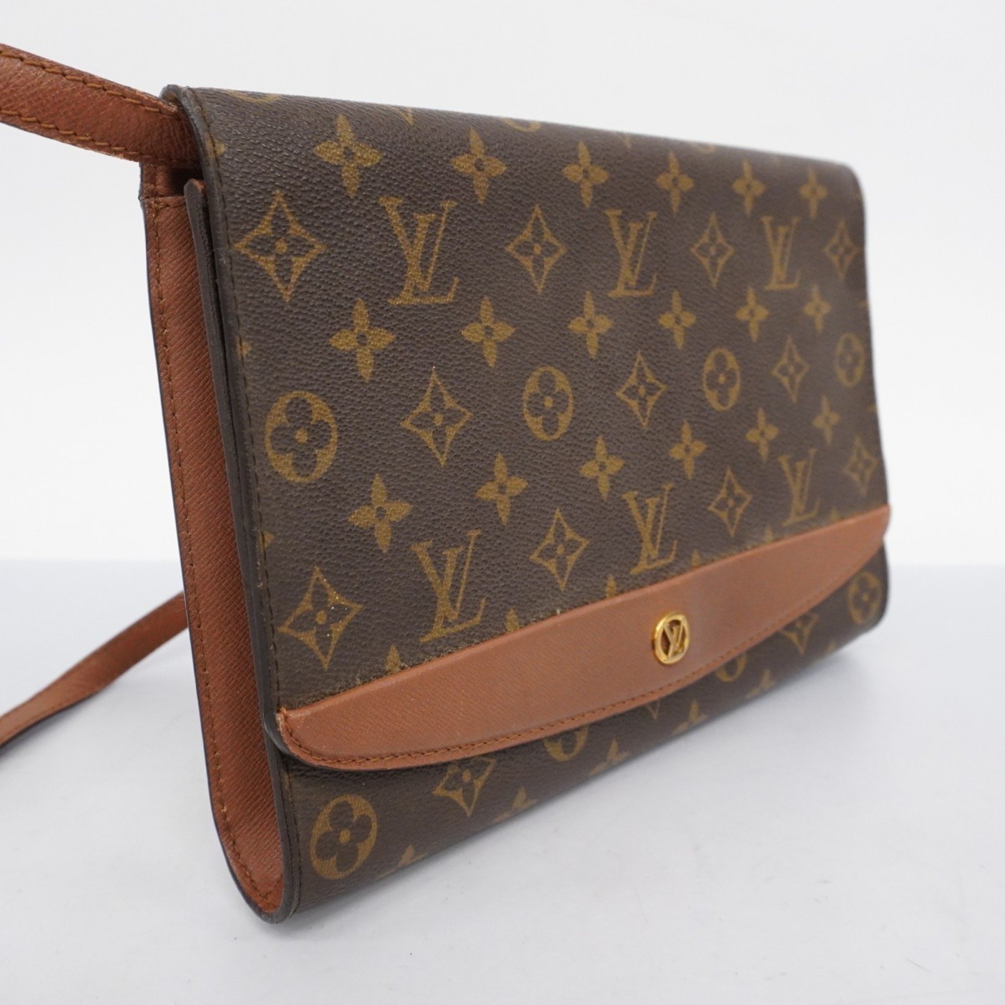 Louis Vuitton Shoulder Bag Monogram Bordeaux M51797 Brown Women's