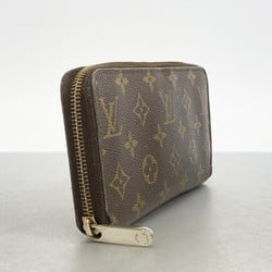 Louis Vuitton Long Wallet Monogram Zippy M60017 Brown Men's Women's