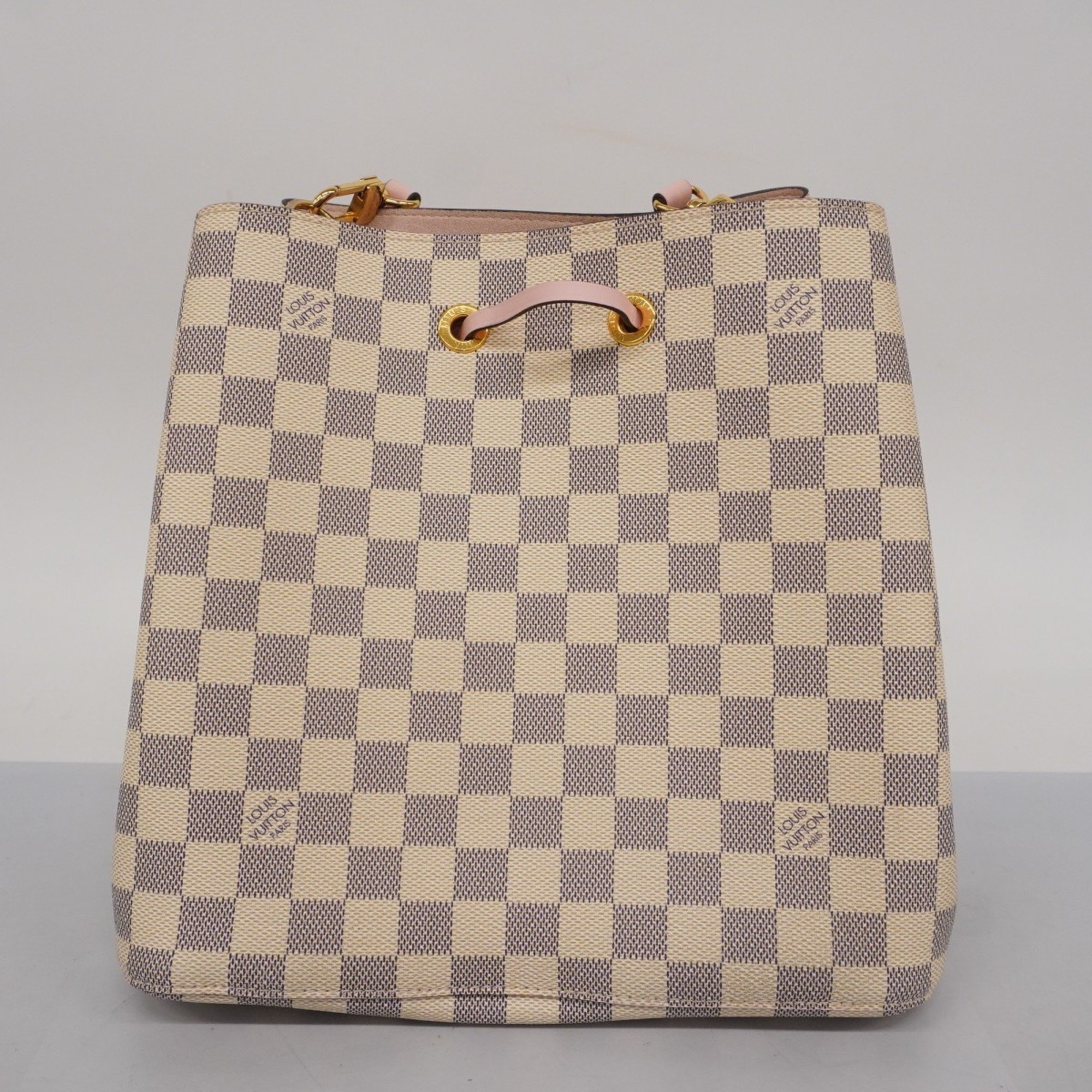 Louis Vuitton Shoulder Bag Damier Azur NeoNoe N40152 White Audrose Ladies