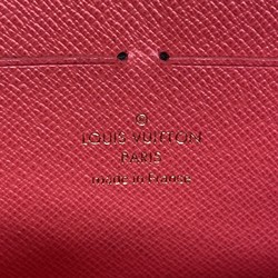 Louis Vuitton Long Wallet Monogram Totem Zippy Flamingo M61364 Brown Women's