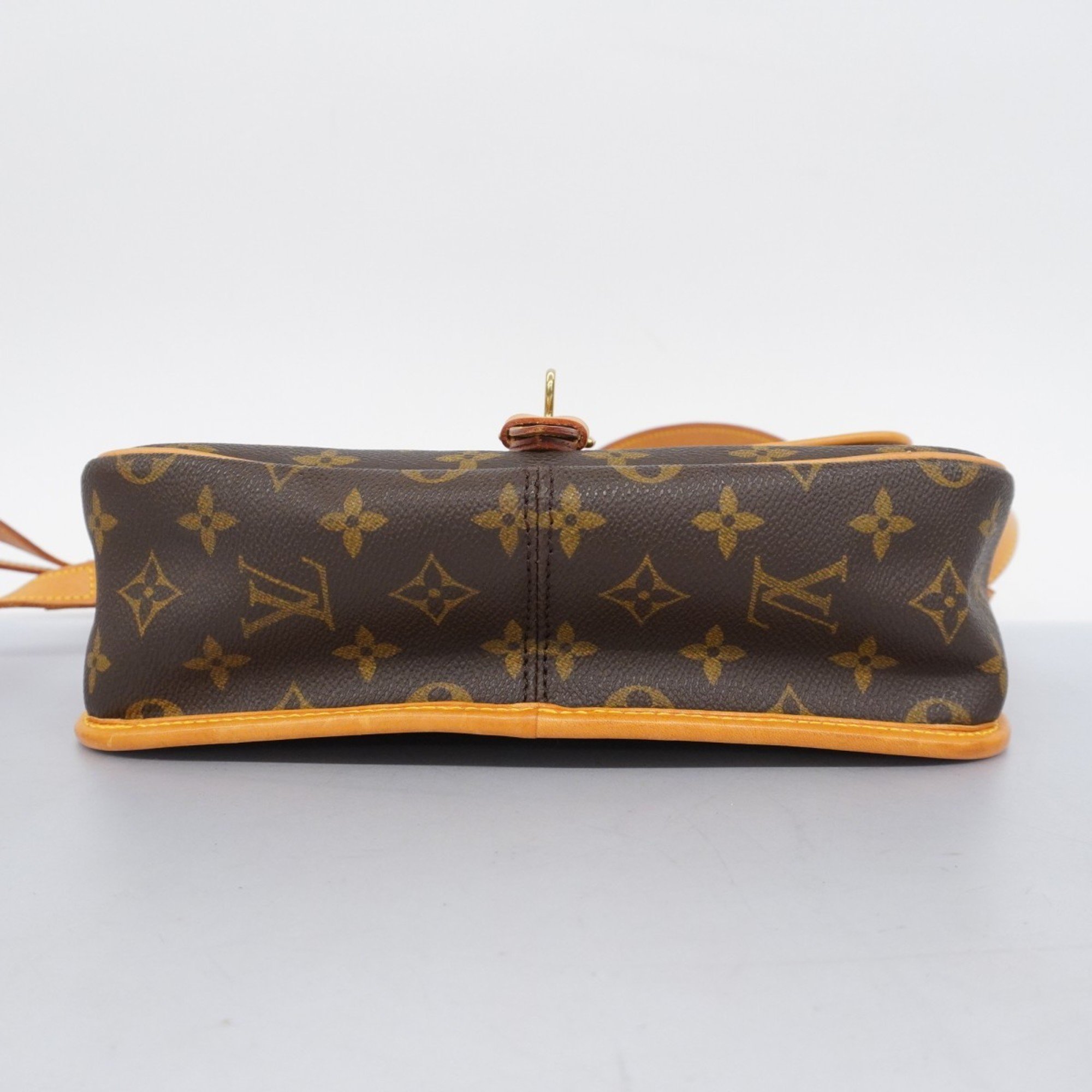 Louis Vuitton Shoulder Bag Monogram Sologne M42250 Brown Ladies