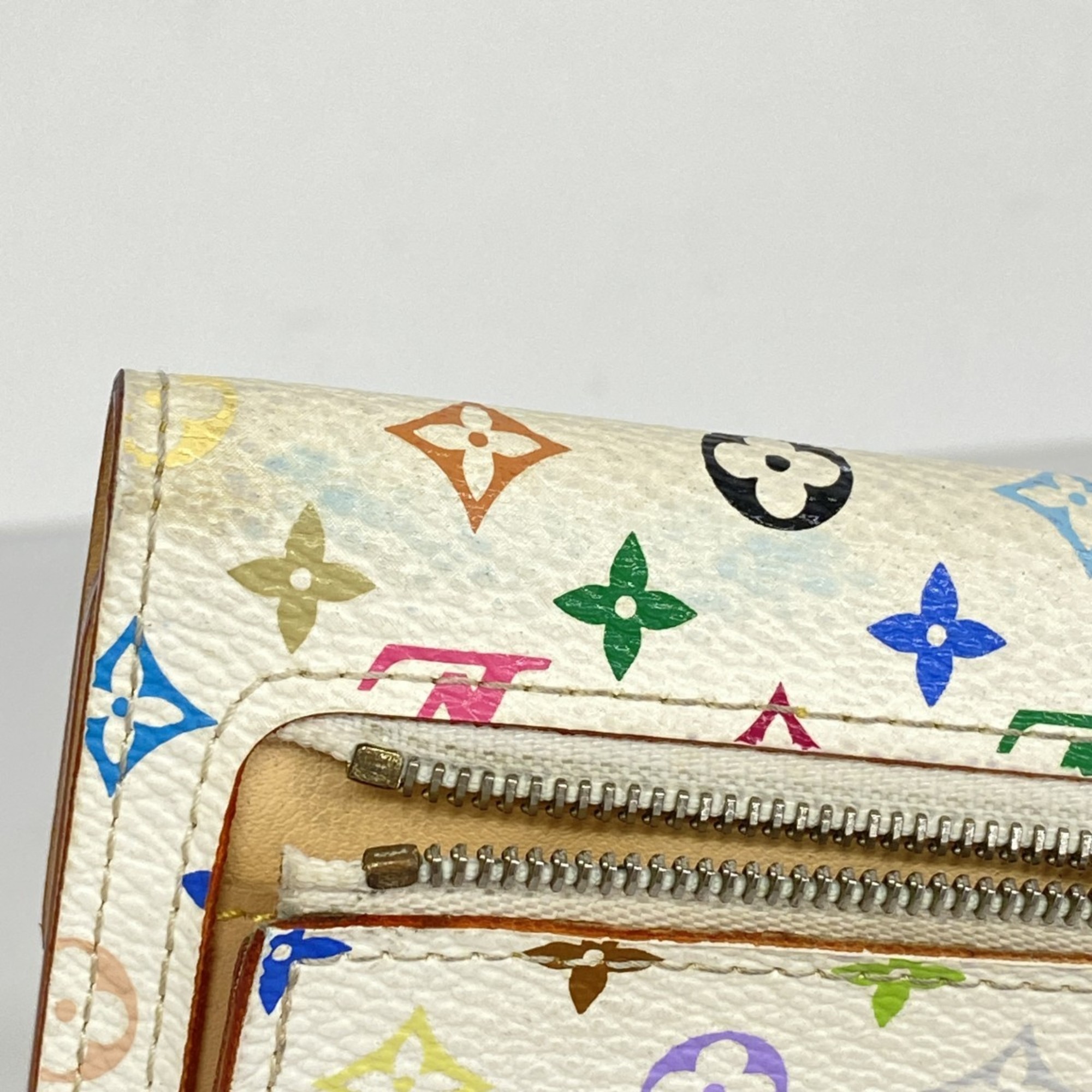 Louis Vuitton Tri-fold Wallet Monogram Multicolor Portefeuille Koala M58014 Bron Ladies