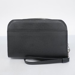 Louis Vuitton Clutch Bag Taiga Baikal M30182 Noir Men's