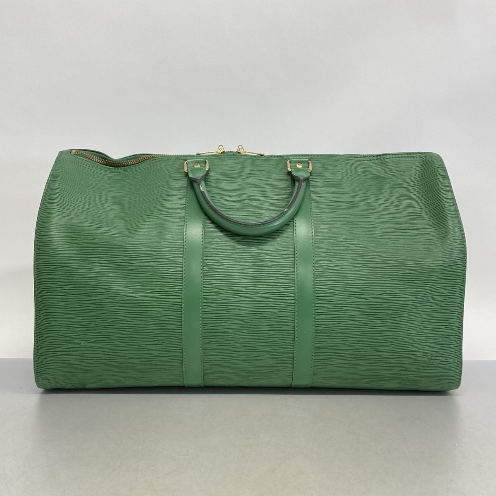 Louis Vuitton Boston Bag Epi Keepall 50 M42964 Borneo Green Men's Women's