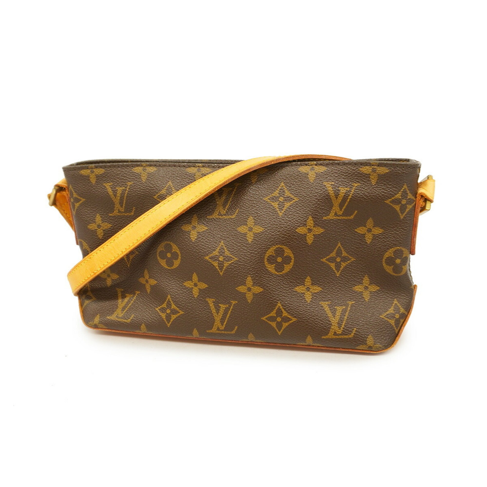 Louis Vuitton Shoulder Bag Monogram Trotter M51240 Brown Ladies