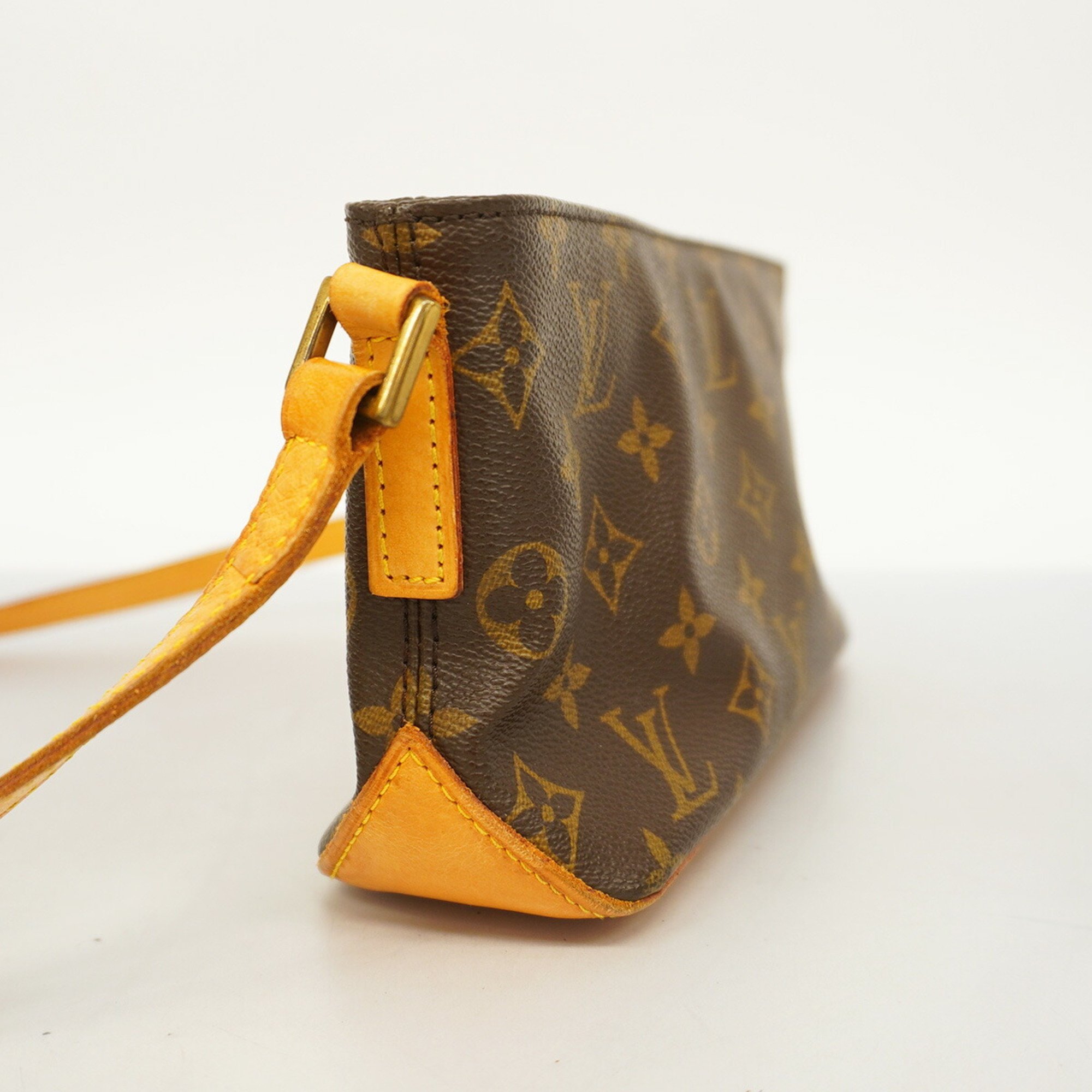 Louis Vuitton Shoulder Bag Monogram Trotter M51240 Brown Ladies