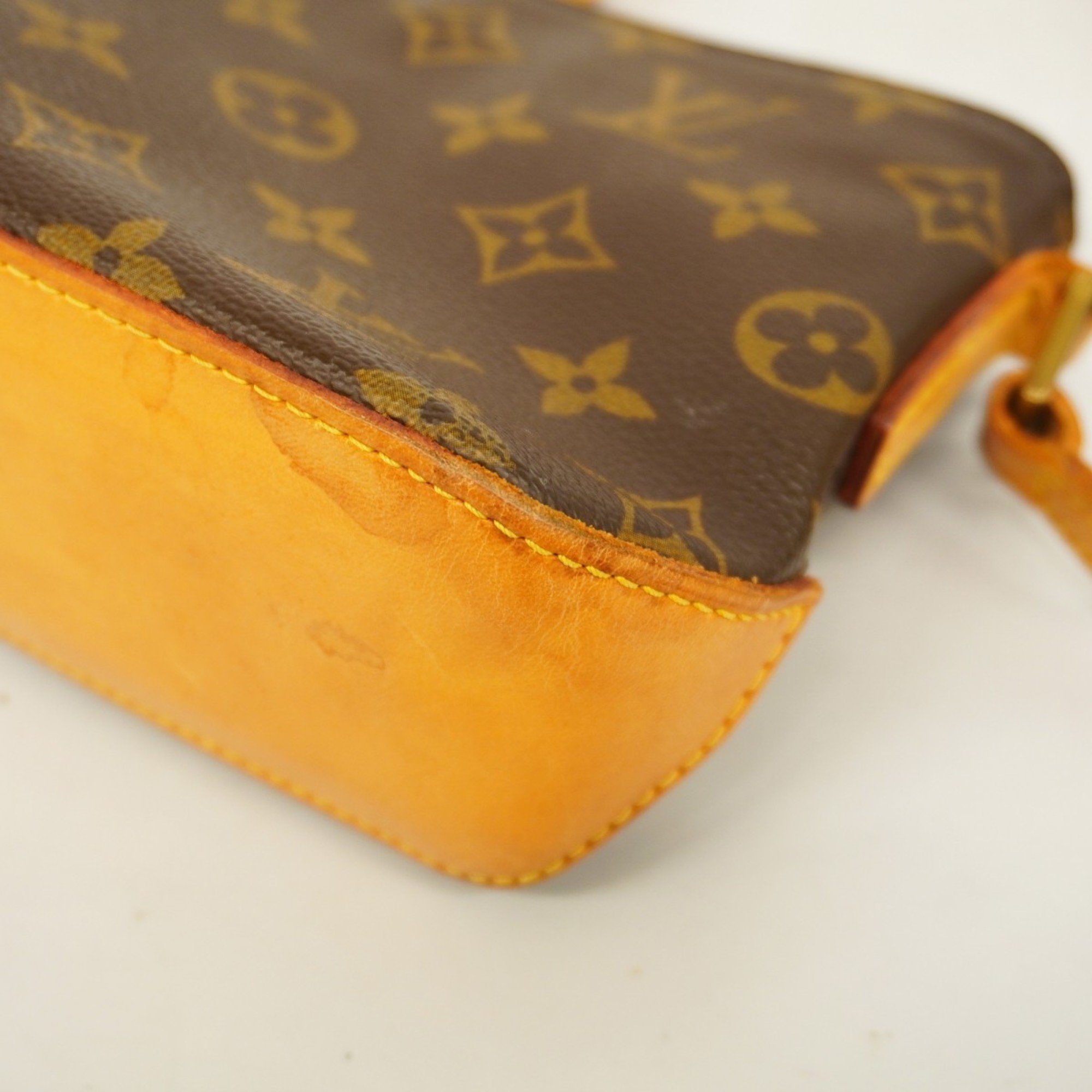 Louis Vuitton Shoulder Bag Monogram Trotter M51240 Brown Ladies