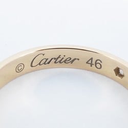 Cartier Ring Classic Wedding 1PD Diamond K18PG Pink Gold Size 6 Ladies