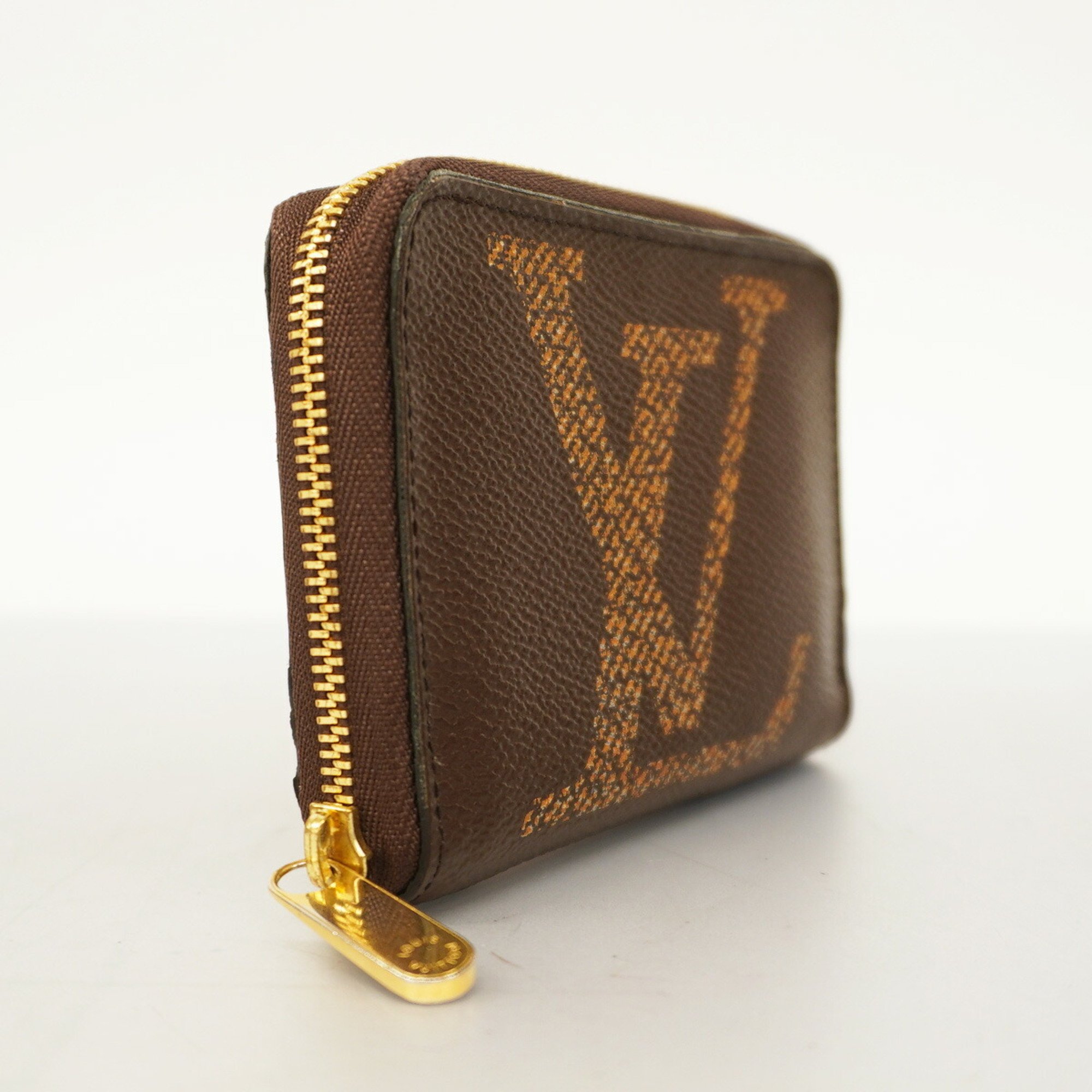 Louis Vuitton Wallets & Coin Cases Monogram Giant Zippy Purse M69354 Brown Men's Women's