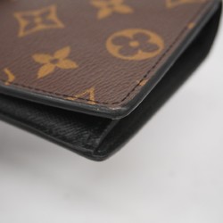 Louis Vuitton Long Wallet Monogram Portefeuille Brazza NM M80523 Brown Men's