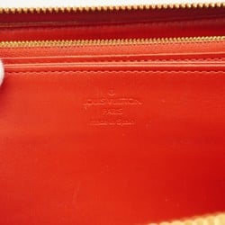 Louis Vuitton Long Wallet Vernis Zippy M90200 Cerise Ladies