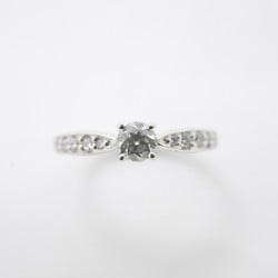 Tiffany Ring Harmony Half Eternity Diamond Pt950 Platinum 0.18ct Size 5 Ladies