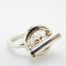 Hermes Ring Croisette Silver 925 Size 9 Ladies