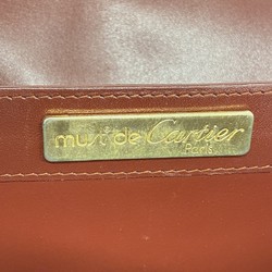 Cartier Shoulder Bag Must Bordeaux Women's